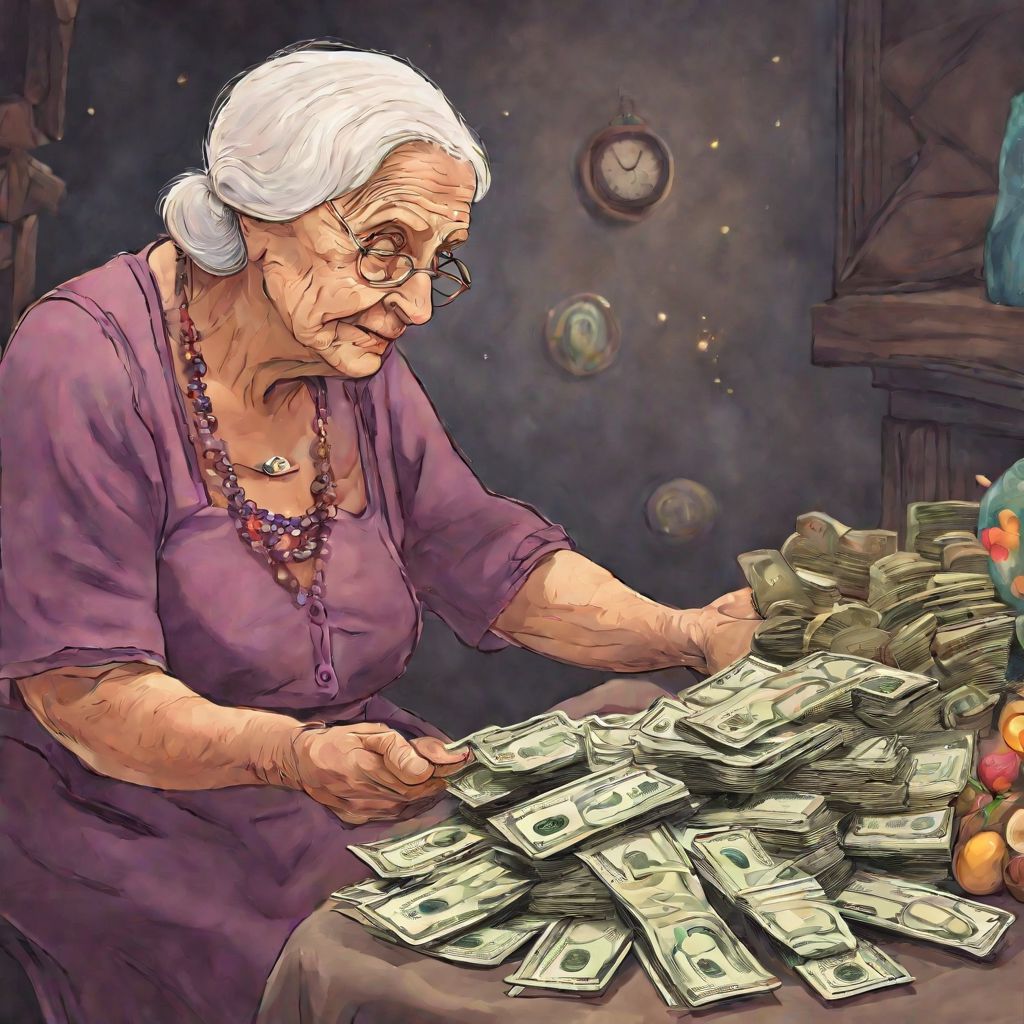 Фото Сонник бабушка дает деньги